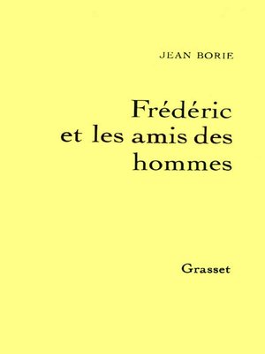 cover image of Frédéric et les amis des hommes